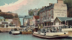 Ancienne carte postale de L&#039;Hôtel de la Vallée de Dinard